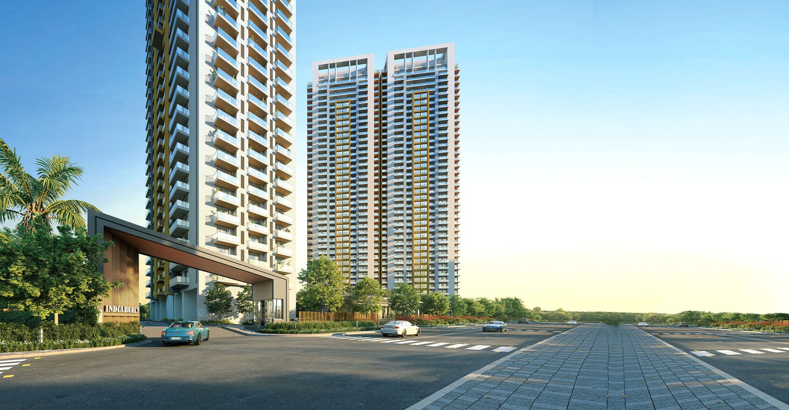 Entry Gate architectural rendering